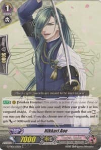 Nikkari Aoe - G-TB01: Touken Ranbu (ONLINE) - Cardfight Vanguard card