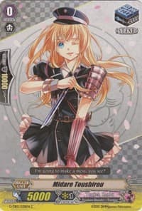 Midare Toushirou - G-TB01: Touken Ranbu (ONLINE) - Cardfight Vanguard card