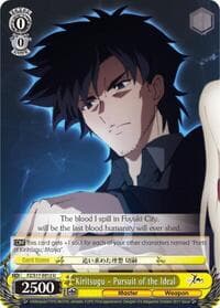 Kiritsugu - Pursuit of the Ideal - Fate/Zero - Weiss Schwarz card