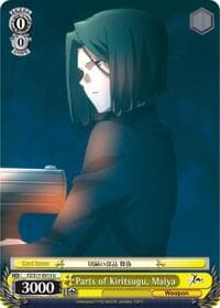 Parts of Kiritsugu, Maiya - Fate/Zero - Weiss Schwarz card