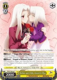 Mother and Child, Irisviel & Ilya - Fate/Zero - Weiss Schwarz card