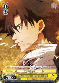 Kiritsugu - Time to Hunt - Fate/Zero - Weiss Schwarz card