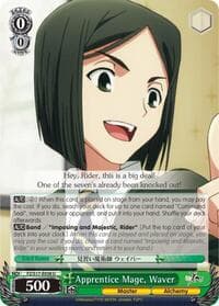 Apprentice Mage, Waver - Fate/Zero - Weiss Schwarz card