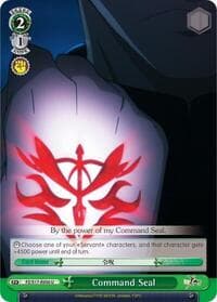 Command Seal - Fate/Zero - Weiss Schwarz card