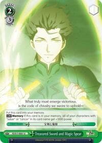 Treasured Sword and Magic Spear - Fate/Zero - Weiss Schwarz card
