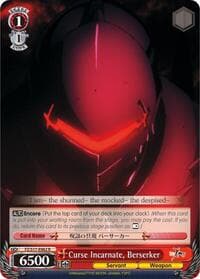 Curse Incarnate, Berserker - Fate/Zero - Weiss Schwarz card