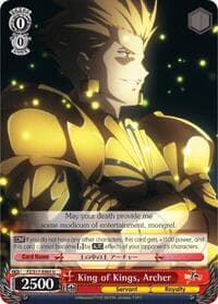 King of Kings, Archer - Fate/Zero - Weiss Schwarz card