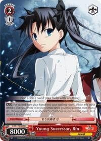 Young Successor, Rin - Fate/Zero - Weiss Schwarz card