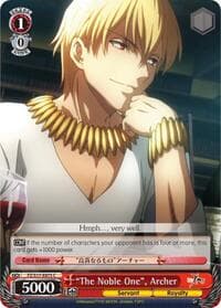 "The Noble One", Archer - Fate/Zero - Weiss Schwarz card
