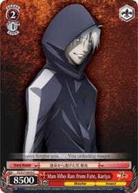 Man Who Ran from Fate, Kariya - Fate/Zero - Weiss Schwarz card