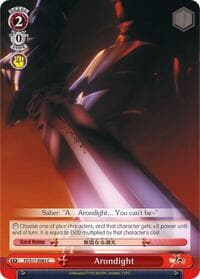 Arondight - Fate/Zero - Weiss Schwarz card