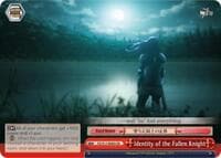 Identity of the Fallen Knight - Fate/Zero - Weiss Schwarz card