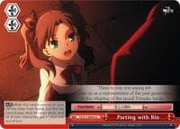 Parting with Rin - Fate/Zero - Weiss Schwarz card
