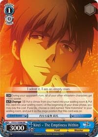 Kirei - The Emptiness Within - Fate/Zero - Weiss Schwarz card