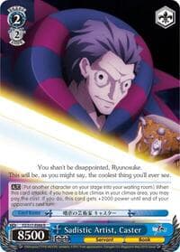 Sadistic Artist, Caster - Fate/Zero - Weiss Schwarz card