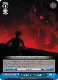 Flames of Purgatory - Fate/Zero - Weiss Schwarz card