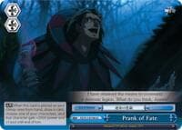 Prank of Fate - Fate/Zero - Weiss Schwarz card