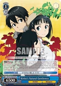 Kirito's Natural Gentleness (Alternate Art Promo) - Sword Art Online - Weiss Schwarz card