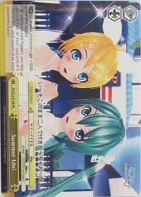 Summer Idol - Hatsune Miku -Project DIVA- f - Weiss Schwarz card