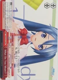 What Do You Mean!? - Hatsune Miku -Project DIVA- f - Weiss Schwarz card