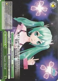 Sweet Devil - Hatsune Miku -Project DIVA- f - Weiss Schwarz card