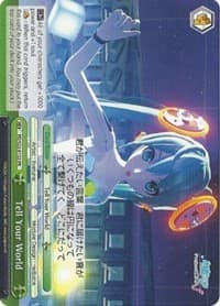 Tell Your World - Hatsune Miku -Project DIVA- f - Weiss Schwarz card