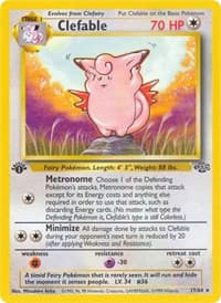 Clefable (17) - Jungle - Pokemon card