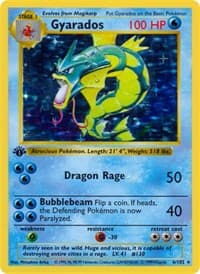 Gyarados - Base Set (Shadowless) - Pokemon card