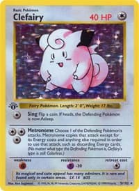 Clefairy - Base Set (Shadowless) - Pokemon card