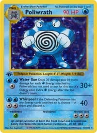 Poliwrath - Base Set (Shadowless) - Pokemon card