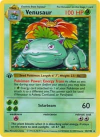 Venusaur - Base Set (Shadowless) - Pokemon card