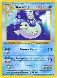 Dewgong - Base Set (Shadowless) - Pokemon card