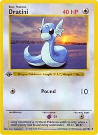Dratini - Base Set (Shadowless) - Pokemon card