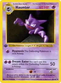 Haunter - Base Set (Shadowless) - Pokemon card