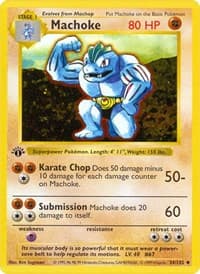 Machoke - Base Set (Shadowless) - Pokemon card