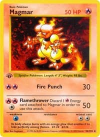 Magmar - Base Set (Shadowless) - Pokemon card