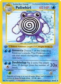 Poliwhirl - Base Set (Shadowless) - Pokemon card