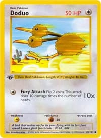 Doduo - Base Set (Shadowless) - Pokemon card