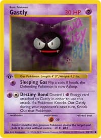 Gastly - Base Set (Shadowless) - Pokemon card
