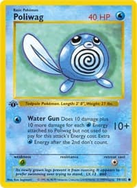 Poliwag - Base Set (Shadowless) - Pokemon card