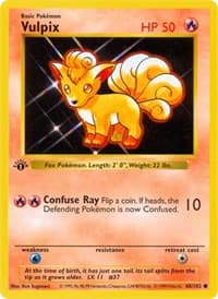Vulpix - Base Set (Shadowless) - Pokemon card