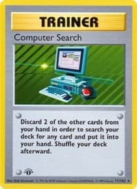 Computer Search - Base Set (Shadowless) - Pokemon card