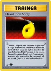 Devolution Spray - Base Set (Shadowless) - Pokemon card
