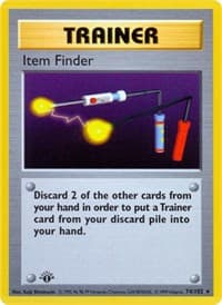 Item Finder - Base Set (Shadowless) - Pokemon card