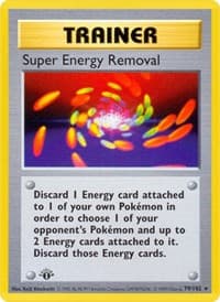 Super Energy Removal - Base Set (Shadowless) - Pokemon card