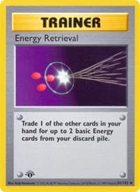 Energy Retrieval - Base Set (Shadowless) - Pokemon card