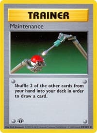 Maintenance - Base Set (Shadowless) - Pokemon card