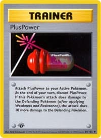 PlusPower - Base Set (Shadowless) - Pokemon card