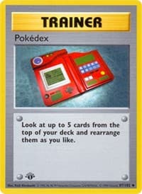 Pokedex - Base Set (Shadowless) - Pokemon card