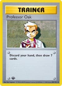 Professor Oak - Base Set (Shadowless) - Pokemon card